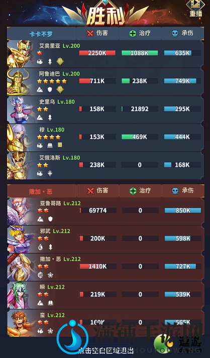 圣斗士星矢正义传说15-36过关阵容攻略