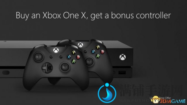 Xbox One X套装首发特惠，附赠额外手柄一台