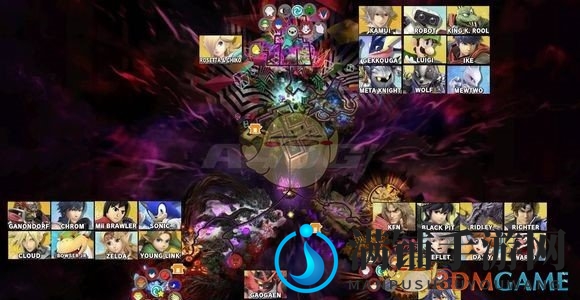 《任天堂全明星大乱斗》全斗士分布一览