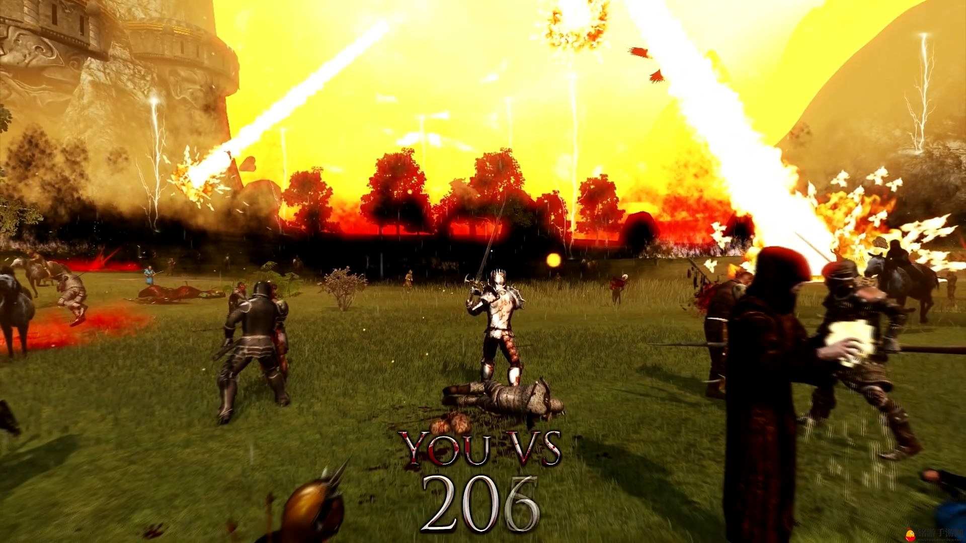 中世纪大逃杀新作《Mortal Royale》预告 千人大混战