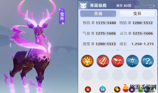 梦幻新诛仙寒霜仙鹿强度怎么样